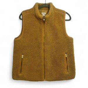 J. Crew—Women’s Tan Teddy Sherpa Vest